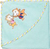 Smithy Bobo Siebenschläfer Kapuzenhandtuch 100x100 aus Baumwolle für Kinder