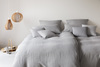 Elegante Halbleinen-Bettwäsche Cozy 7112